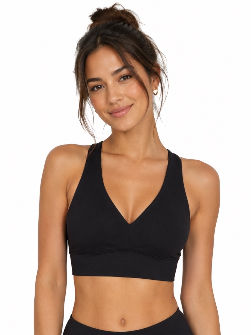 Aerie Sports Bra XXS Hugger Black
